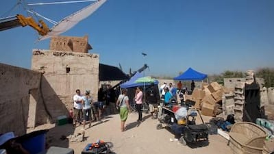 The crew of the supernatural horror thriller Djinn filmed in Al Hamra village near Ras al Khaimah.