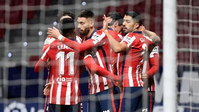 Atletico players Joao Felix's equaliser against Valencia. AFP