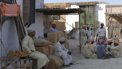 Set of MBC's Haret Al Sheikh at twofour54's Kizad backlot. Courtesy twofour54