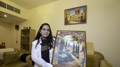 Deeksha Muralidhar's interest in extra-curricular activities, such as painting, in addition to her academic success, was the catalyst for her invitation to join the National Society of High School Scholars. Jaime Puebla / The National