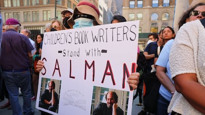 Rushdie's attacker was named as Hadi Matar of New Jersey. Getty Images / AFP