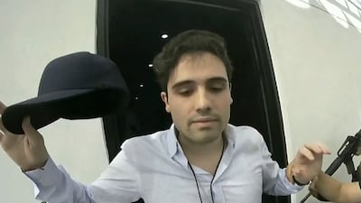 Ovidio Guzman Lopez being detained in Culiacan in 2019. Mexico extradited him to the US on September 15, 2023, to face drug trafficking charges. AP