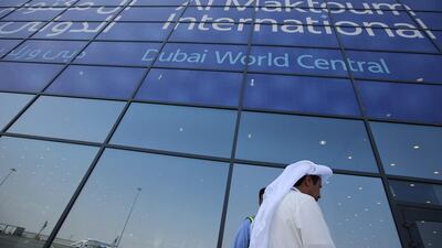 Dubai World Central handled 228,770 tonnes of freight in the fourth quarter of 2015, down from 253,932 tonnes in the corresponding period of 2014. Ali Haider / EPA