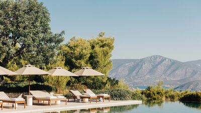 The main swimming pool at the resort