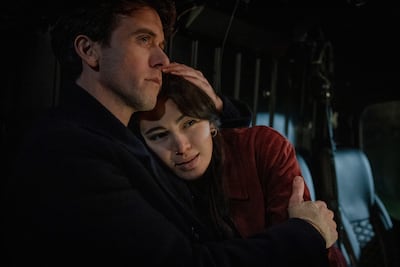 Ashley Zukerman, left, and Jessica Henwick in Silo season three. Photo: Apple TV
