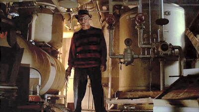 Shaye is in Abu Dhabi for a special screening of Nightmare on Elm Street. Courtesy of New Line Cinema