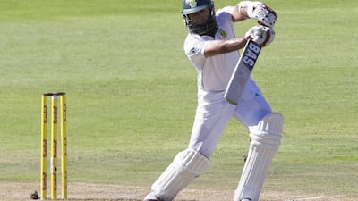 South Africa's Hashim Amla plays a shot during the third day of the second Test against Australia in Port Elizabeth on February 22, 2014. Rogan Ward / Reuters
