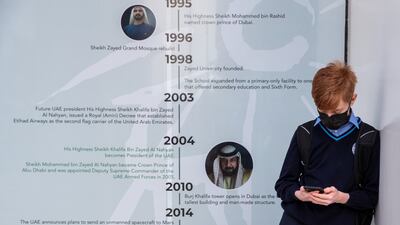 The British School Al Khubairat in Abu Dhabi marked another milestone moment on January 31. Victor Besa / The National