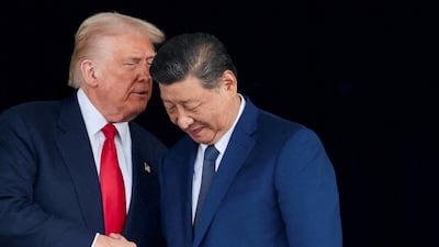 US President Donald Trump met Chinese President Xi Jinping in South Korea in October. Reuters