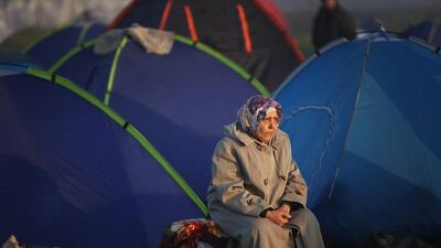 Migrants wake up to a cold morning at the Hungarian border with Serbia in Roszke, Hungary. Since the beginning of 2015, the number of migrants using the so-called ‘Balkans route’ has exploded, with migrants arriving in Greece from Turkey and then travelling on through Macedonia and Serbia before entering the EU via Hungary.