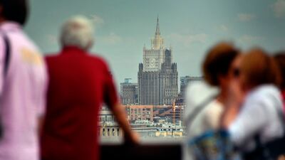 Russia is considering retaliatory measures against the US over its expulsion of 35 diplomats and seizure of two diplomatic compounds last year. AFP / Alexander Nemenov