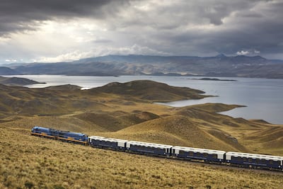 Andean Explorer is South America's first luxury train and takes guests through Peru’s breathtaking landscapes. Photo: Belmond