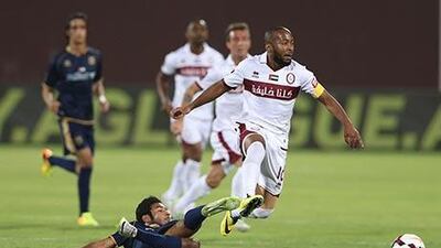 Al Wahda, in white, will not know until November their Asian Champions League fortunes. Shadi Malkawi / Al Ittihad