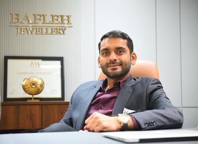 Chirag Vora, managing director of Bafleh Jewellery. Photo: Chirag Vora