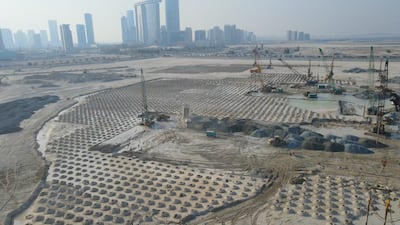 A view of the Reem Hills villas project. Photo: Q Properties