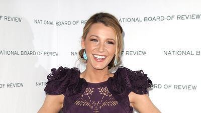 Blake Lively, in Marchesa, arrives for the National Board of Review of Motion Pictures Awards gala in New York, US, on January 11, 2011. EPA