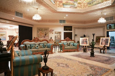 The palace is replete with grand furniture. Shazia Ahmed / The National
