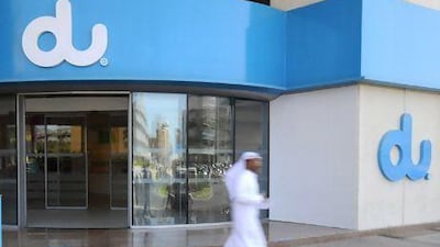 Du reported a net profit of Dh994 million for the fourth quarter of 2012. Charles Crowell for The National