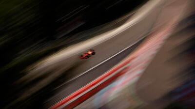 Ferrari's Carlos Sainz during the race. Reuters
