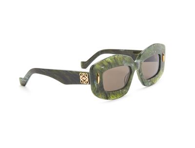 Screen sunglasses in acetate, Dh1,310, Loewe. Photo: Loewe