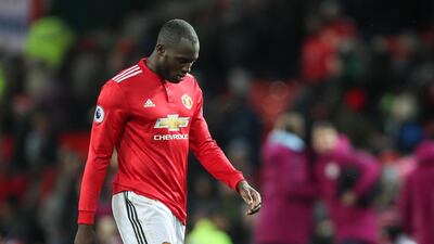 Romelu Lukaku has been praised by Jose Mourinho for his work ethic, but a run of 14 matches in all competitions have yielded just two goals. Robbie Jay Barratt / Getty Images