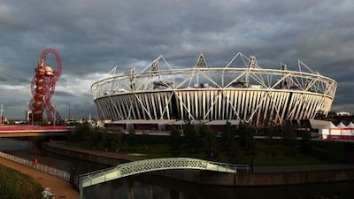 The Olympic Stadium in London