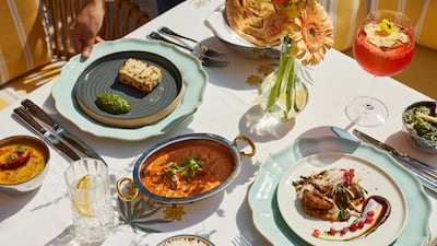 Jamavar Dubai's Golden Hour menu is served from 4pm to 7pm. Photo: Jamavar Dubai