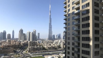 DUBAI, UAE. November 23, 2014 - Stock photograph of buildings near Downtown Dubai, November 23, 2014. (Photos by: Sarah Dea/The National, Story by: STOCK, Business)