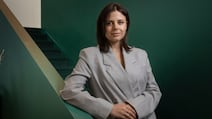 Kate Pribytkova, operations director at self.space, an AI photo studio in Al Quoz, Dubai. Antonie Robertson / The National