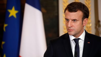 French president Emmanuel Macron: “It's a crime against humanity" EPA / PHILIPPE WOJAZER