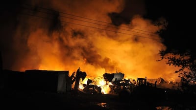 “We received the fire report at around 17:30 and we swung into action accordingly,” said Colonel Ali Al Tunaiji, Director General of Fujairah Civil Defence