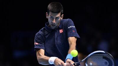 Novak Djokovic lost to Andy Murray in London and will have to be content at No 2 in the football ranking. Justin Setterfield / Getty Images