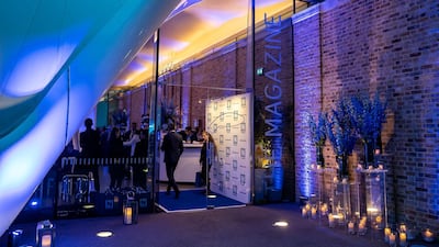 The entrance to The Magazine restaurant in Hyde Park.