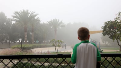 A foggy day in Dubai. The National