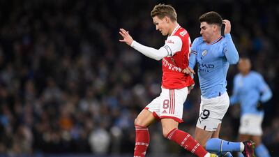 Martin Odegaard (Saka 74') - N/A. This season’s standout player instantly gave Arsenal’s attack more threat, but it wasn’t enough to find an equaliser. AFP