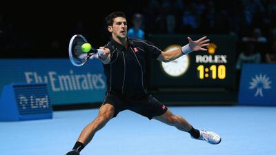 Novak Djokovic is unbeaten since losing at the US Open in September. Clive Brunskill / Getty Images