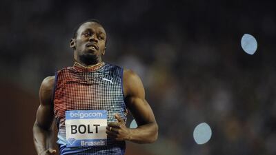 Justin Gatlin posted the quickest times of 2014 while Usain Bolt spent much of the year injured. John Thys / AFP
