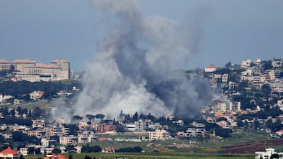 Smoke rises from the site of an Israeli airstrike that targeted the southern Lebanese village of Mayfadoun in the Nabatieh district on May 2, 2026. Israel has pressed its attacks on Lebanon as the fragile ceasefire, announced after a round of direct talks between the two countries' ambassadors in Washington, neared its two-week mark. Israeli attacks on Lebanon have killed more than 2,500 people since March 2, according to Lebanese authorities. (Photo by AFP)