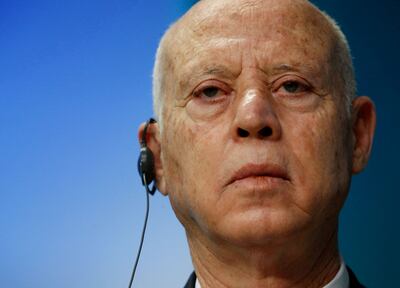 Tunisia's President Kais Saied has called opposition-linked detainees 'terrorists' and 'traitors'. Reuters