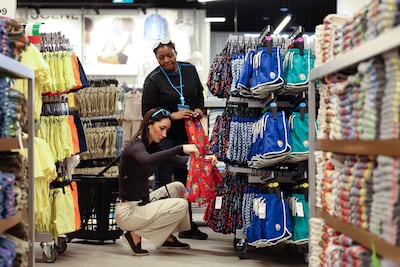 Primark stocks sport and sleepwear. Chris Whiteoak / The National
