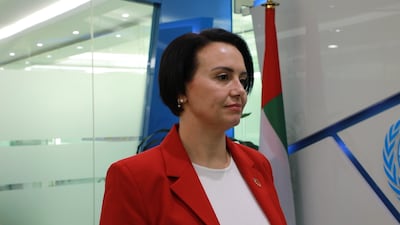 Berangere Boell has praised the increase in the number of women in the UAE government. Wajod Alkhamis / The National