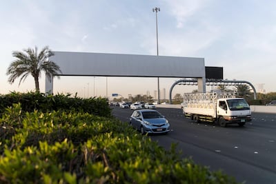 There are numerous toll gates around the city, including on Sheikh Zayed Road and Sheikh Khalifa bin Zayed Highway. Reem Mohammed / The National