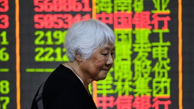 Chinese equities have been taking a hit since last month, causing Beijing to intervene to shore up the market. AFP