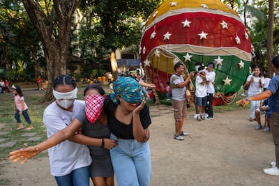 Christmas day at Rizal Park in Manila. AFP