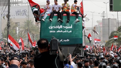 Iraq beat Bolivia 2-1 in in Mexico to qualify for the World Cup. AFP