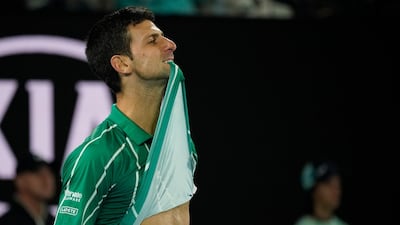 A frustrated Novak Djokovic. Reuters