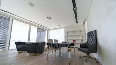 A home office, located on the second floor. Courtesy BlackBrick Property