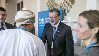 Adnan Amin, the International Renewable Energy Agency director general, said clean emergy remains a priority for the UAE especially Abu Dhabi. Silvia Razgova / The National