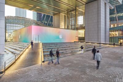 The Apple Store on Al Maryah Island will become a new place for the community to gather, learn and find inspiration, the company said. Photo: Apple