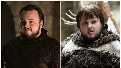 John Bradley portraying Samwell Tarly in 'Game of Thrones'. HBO via AP